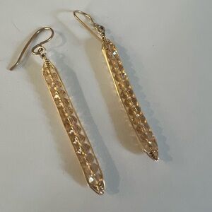 Pia Pod Long Earrings by Swoon
Gems